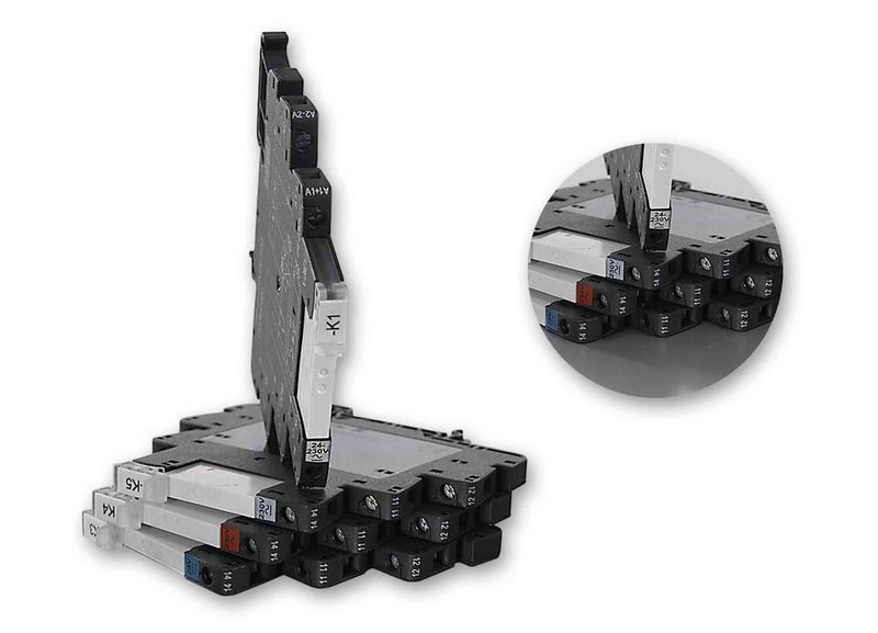 Termseries: Mit dem Multispannungseingang lassen sich Signale von 24 bis 230 V AC/DC mit nur einer Modulvariante verarbeiten. (Bild: Weidmüller)