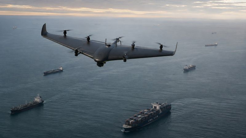 aisvogel—airborne sensor platform for maritime intelligence (Source:  hensec—secure solutions)