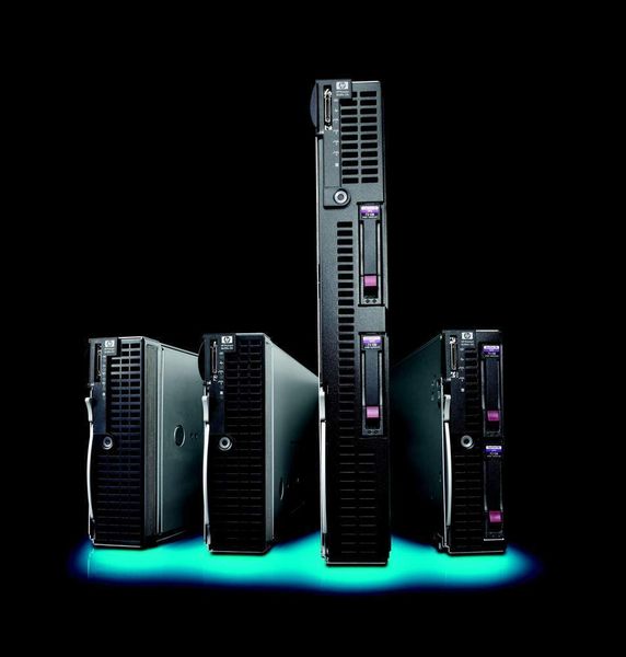 Auch im G6-Bladeserver arbeitet die neue Intel-Xeon-5500-Generation bei minimalem Energieverbrauch. (Archiv: Vogel Business Media)