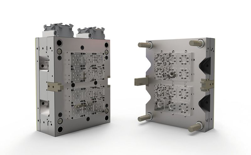 At Fakuma, Braunform showcased its modular 96 cavity injection mould for a Pen Hub needle holder. (Source: Braunform)