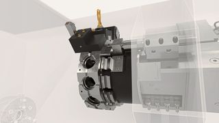 Schneller rüsten: Das Werkzeugspannsystem Quick-Lock BMT ermöglicht einen schnellen, automatisierten Werkzeugwechsel mit Roboter. (Bild: Eppinger)