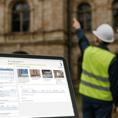 Gebäude-Check-Software von Plan4: unterstützt Kommunen dabei, Zustandsdaten, Sanierungsbedarfe sowie Investitions- und CO2-Potenziale zentral zusammenzuführen und vergleichbar auszuwerten. (Bild: Plan4 GmbH)