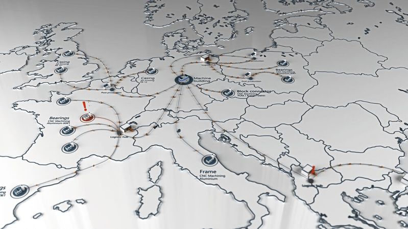Xometrys Kunden profitieren von einem weltweiten Netzwerk für vielfältige On-Demand-Fertigungslösungen.(Bild:  Xometry)