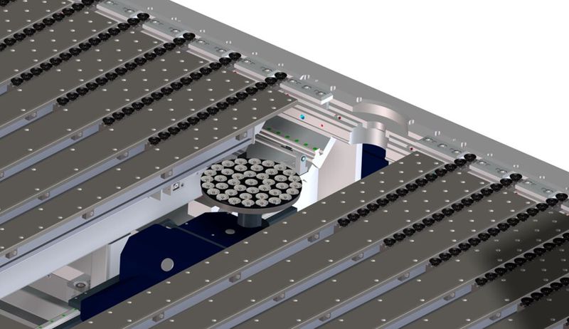 Anschlag mit Drehteller. (Bild: Schröder)