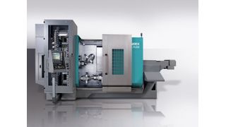 Das Index-R300-Dreh-Fräszentrum: zwei 5-Achs-Systeme in einer Maschine.  (Bild: Index)