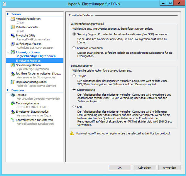 Die Live Migration hat Microsoft in Windows Server 2012 R2 deutlich optimiert. (Bild: Microsoft)