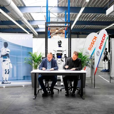 Zweibeinige Automatisierungsrevolution aus Europa! Neura Robotics und Robert Bosch Robotics kombinieren ihr Know-how, um humanoiden Robotern den Weltmarkt zu erschließen ... (Bild: Neura Robotics)