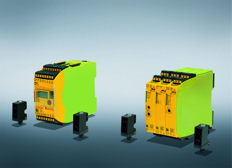 Das TÜV-Süd-zertifizierte Lösung für die sichere Kartonagenzufuhr von Pilz umfasst die Kleinsteuerung Pnozmulti 2 und Sicherheitsschaltgerät Mypnoz sowie spezielle Sensoren. (Bild: Pilz)