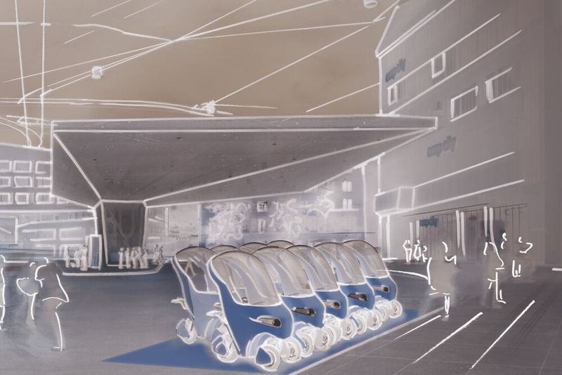 Künftig könnten sie auf speziellen Parkflächen auf eine Spontananmiete warten. (Bild: ZHAW)