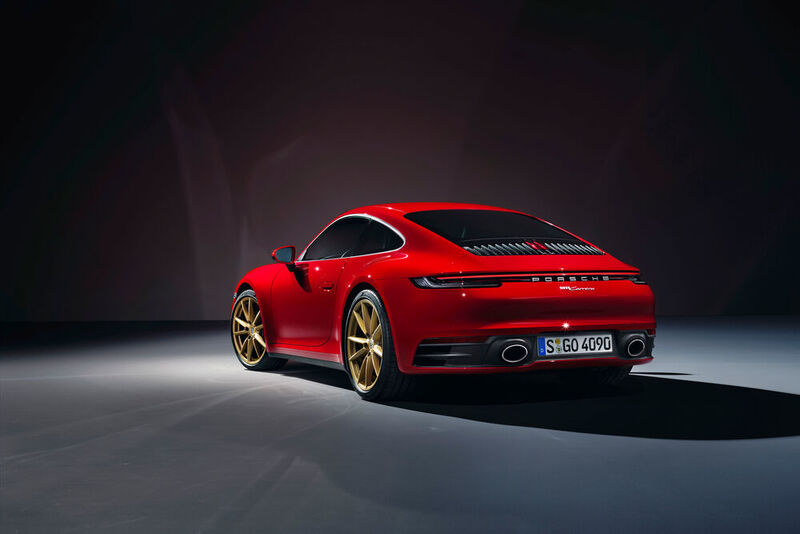 Der Einstieg in das Modellprogramm der achten Generation des Porsche 911: Der Carrera Coupé. (Porsche)