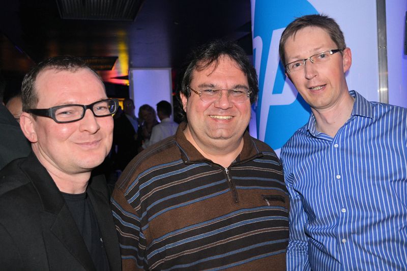 Seit Jahren im ALSO Network aktiv, Volker Hagen (ALSO), Michael Schickram (Schickram & Feller) und Jörg Laufer (Stein IT) (IT-BUSINESS)