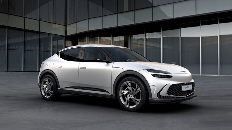 Der Genesis GV60 ist das erste eigenständige Elektroauto der koreanischen Marke. (Bild: Genesis)