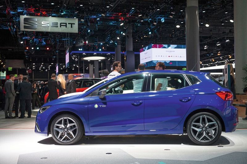 Bereits auf der IAA 2017 ging Seat in die Gas-Offensive und stellte den Ibiza TGI vor. (Grimm / »kfz-betrieb«)
