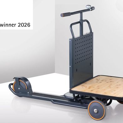 Der Cargo Scooter „GARANT“ der Hoffmann Group ist Gewinner des Red Dot Award 2026 in der Kategorie Product Design. (Bild: Hoffmann Group)