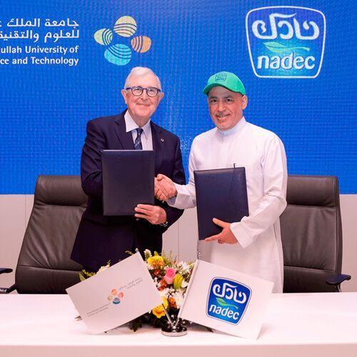 Kaust and Nadec have signed a MOU that establishes a framework for long-term cooperation across agricultural research, technology development, and professional training.(Source:  Kaust)