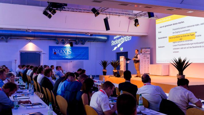 Impressionen vom 11. Anwenderkongress Steckverbinder im VCC Würzburg (Bild: Stefan Bausewein)