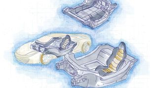 Die einteilige Fahrgastzelle des Modells MP4-12C von McLaren Automotive wird aus CFK im RTM-Verfahren gefertigt.  Bild: Karl Reque (Archiv: Vogel Business Media)