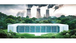 Die Kehrseite der schönen neuen KI-Welt: Für deren Betrieb reicht saubere Energie nicht aus. Eine sinnvolle Datacenter-Planung kann aber den Stromhunger zumindest begrenzen.  (Bild: © ThomasStockArt - stock.adobe.com / KI-generiert)