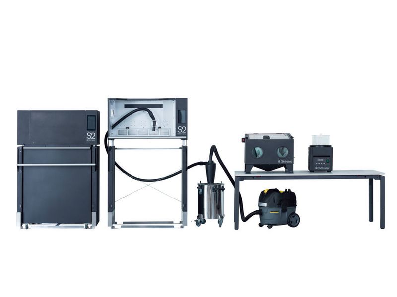 Dank dem modularen Aufbau der Sintratec S2 können Anwender ihre Produktionskapazitäten nach Bedarf ausbauen, indem sie die Lösung mit spezifischen S2-Module erweitern. (Sintratec)