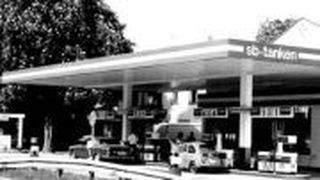 Die erste SB-Tankstelle Europas in Lagerlechfeld. (Foto: Präg)