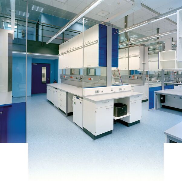 Aus einer Halle wurde in Rekordzeit ein  modernes Laborgebäude. (Projektbilder: HWP Planungsgesellschaft/Fotograf: Peter Horn) (Archiv: Vogel Business Media)