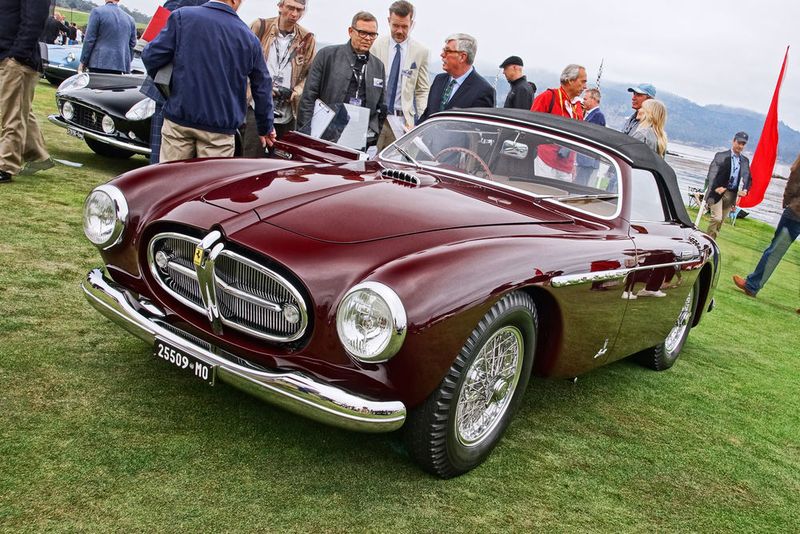 In glänzender Verfassung: der Ferrari 212 Export Vignale Cabriolet. (Matthias Knödler/gtspirit.de)