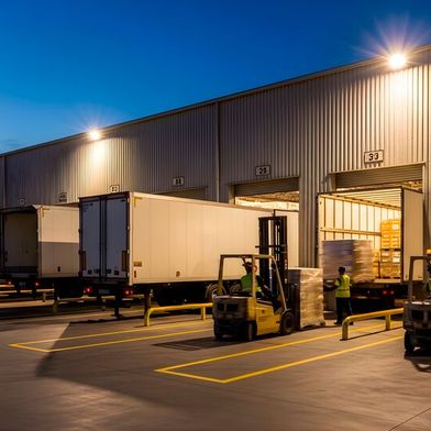 Laut einer Inform-Umfrage gibt es beim Yard Management signifikante Unterschiede zwischen Unternehmen aus dem DACH-Raum und den Vereinigten Staaten. (Bild: © hd - stock.adobe.com)