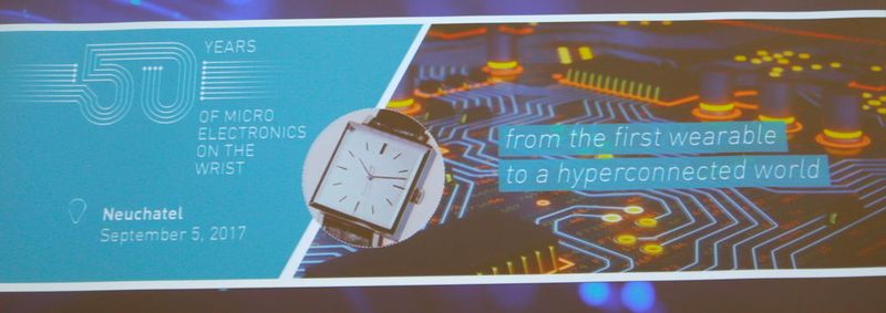 Célébration des 50 ans de la première montre bracelet électronique.  (JR Gonthier)
