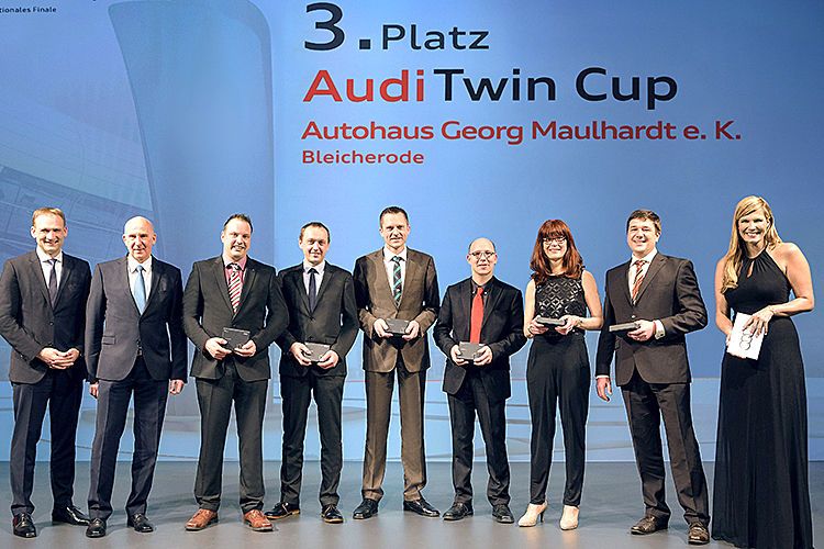 Den dritten Platz auf dem Siegertreppchen sicherte sich das Autohaus Georg Maulhardt aus Bleicherode. (Foto: Audi)