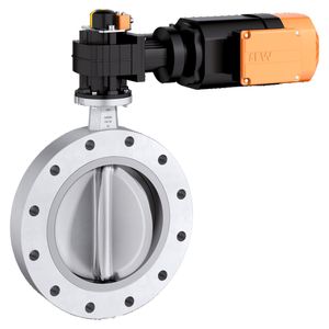 [1] Due to their compact set-up, the impeller valves can be easily retrofitted into existing process plants. [2] The Inflas sealing system is especially well suited to handle abrasive or sensitive products. [3] The Vidos-Fitting keeps the product moving.
