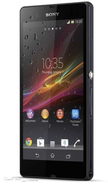 Das Xperia Z von Sony hat ein großes Fünf-Zoll-Full-HD-Display. Eine 13-Megapixel-Kamera ist an Bord. Das Gerät läuft mit Android 4.1. Außerdem soll es staub- und wasserdicht sein, sowie lange Akkulaufzeiten bieten. Das Xperia Z gibt es in den Farben Schwarz, Weiß und Lila und es kostet 649 Euro (UVP). (Bild: Sony)