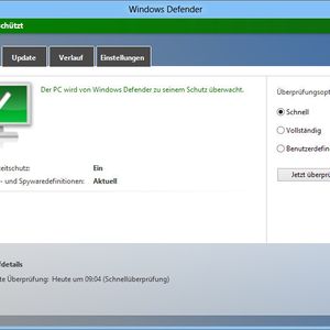 Antivirus-Funktionen unter Windows 8