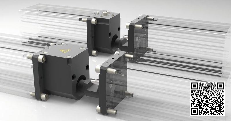 Die pneumatischen Profilschienenkupplungen von Jakob Antriebstechnik sind auch in der Baureihe PKH (horizontal fügend) verfügbar. (Jakob)