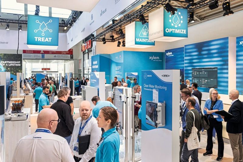 Technologien für die Kreislaufwirtschaft und Know-How in Sachen Wasser auf der Ifat 2026 (4.-7. Mai)(Bild:  Messe München GmbH)