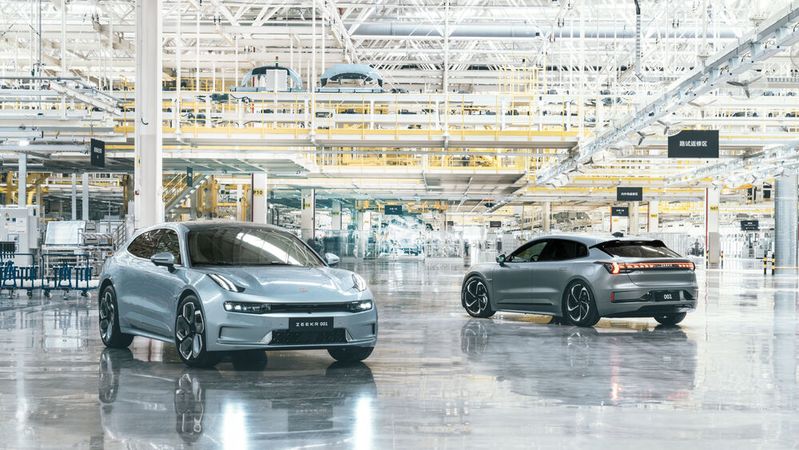 Der VDA warnt vor sogenannten Strafzöllen auf chinesische Elektroautos.(Bild:  Geely)