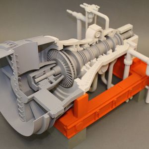 3D-gedruckte Turbine