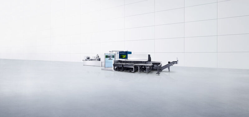 Bei der Rohrschneidanlage Trulaser Tube 7000 fiber treffen die hohen Geschwindigkeiten des Festkörperlasers auf ein breites Bearbeitungsspektrum. (Trumpf)