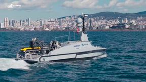 What you see here is the successful combination of the Lars UPS system from Kraken Robotics and the RD-22 from Sefine. Added to this is the Katfish towed sonar system from Kraken. All in all, this robotic mix is intended to strengthen mine defence. Initial demonstrations have been successful. (Source: Octopus Robotics)