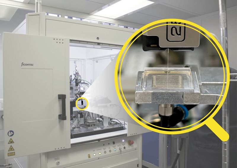 Mit dem CO₂-Laserschweißen werden zuverlässige Faserkopplungen für die Medizintechnik geschaffen. 