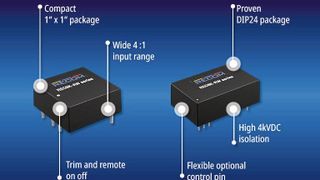 Die geregelten 6-W-DC/DC-Wandler der Serien REC6K-AW und REC6K-RW sind für Industrieanwendungen ausgelegt und unterscheiden sich unter anderem hinsichtlich Gehäuseformat und Isolationsfestigkeit. (Bild: RECOM Power GmbH)