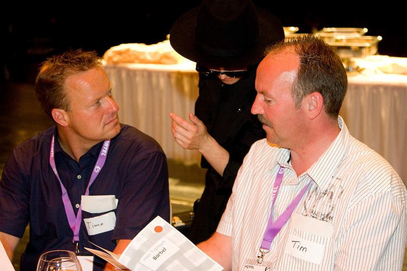 Ivo Bastian (Nortel, links), Andreas Pilgrim (Hirschmann) (Archiv: Vogel Business Media)