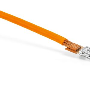 Die TT4 verschweißt Kupfer- und Aluminiumleitungen von 1 bis 35 mm² (Cu) beziehungsweise 1.5 bis 50 mm² (Al) mittels Ultraschall.(Bild:  Telsonic)