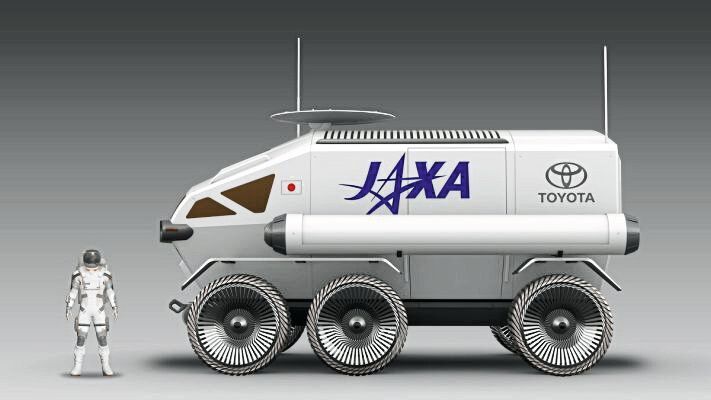 Das Jaxa Mondmobil muss sich anstrengen, um an die Verkaufszahlen des Toyota Mirai anzuknüpfen – jüngst ist bereits das 10.000. Exemplar in Japan vom Band gelaufen. Damit ist der Mirai das meistproduzierte Brennstoffzellenfahrzeug der Welt. (Toyota)