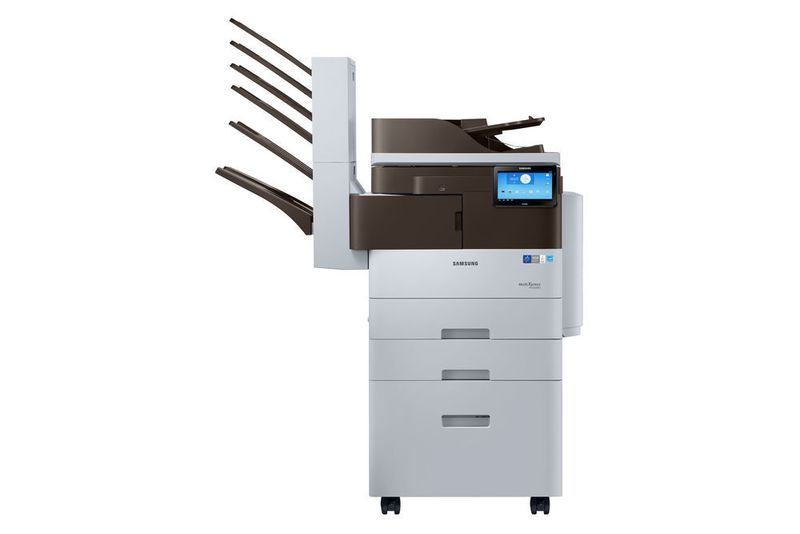 Mit optionalen Papierkassetten bietet der MultiXpress M5360RX eine Papierkapazität von bis zu 3.240 Blatt sowie verschiedenste Optionen für die Ablage. (Samsung)