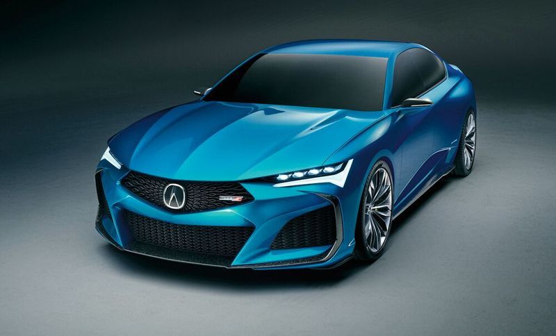 Hondas Premiummarke Acura gibt einen Ausblick auf ein viertüriges Coupé. (Acura)