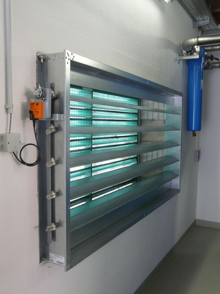 Die Luftzufuhr wird automatisch temperaturgeregelt gesteuert. (Bild: Compair)