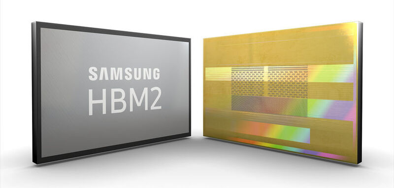 3D-Speicher: Samsungs High-Bandwith-Memory zählt derzeit zu den schnellsten DRAM-Chips.