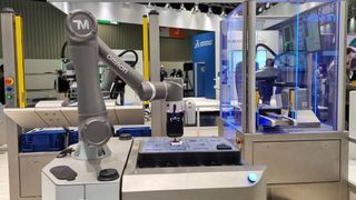 Showcase von Dassault Systèmes und Omron verdeutlicht die Vorteile einer durchgängigen Digitalisierung auf der 3DExperience Plattform. (Bild: Dassault Systèmes )