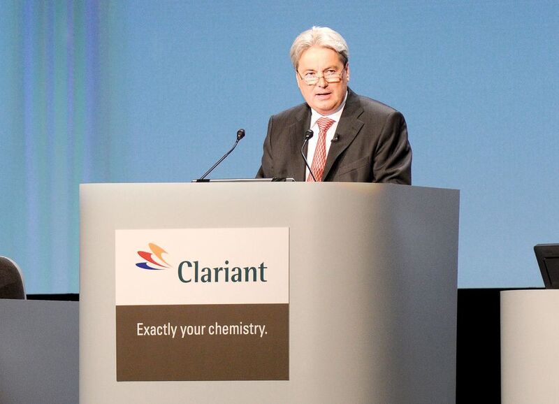 “We have an excellent portfolio, 
which involves the possibility 
of bigger growth.”
Hariolf Kottmann, CEO of Clariant  (Picture: Clariant)