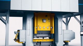 Um die Taktzeit beim Schmieden komplexer Aluminiumbauteile um mehr als 50 % zu senken, hat Schuler die Kurbelpresse PK 3150 SDT mit Servoantrieb entwickelt. (Schuler)